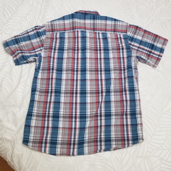 G.H Bass & Co. Mens Size XL Button down Shirt Blue, red and grey. - Picture 5 of 6